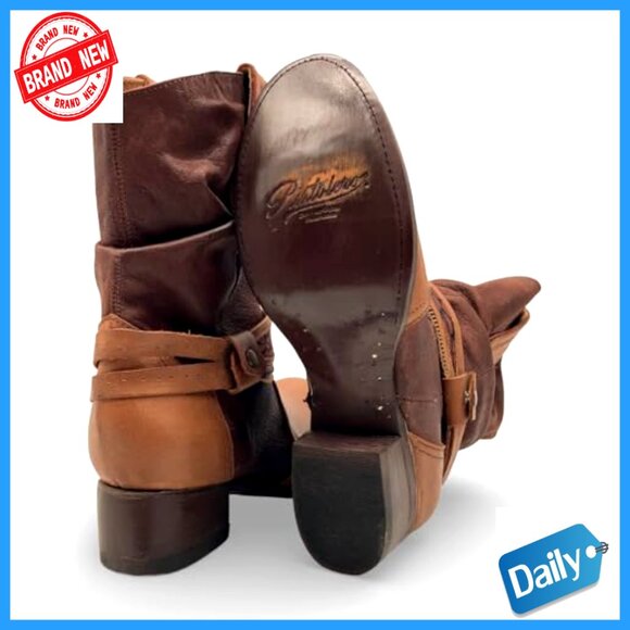 Genuine Leather Western Boots Vintage Elegant Feminine Statement Piece - Picture 6 of 6